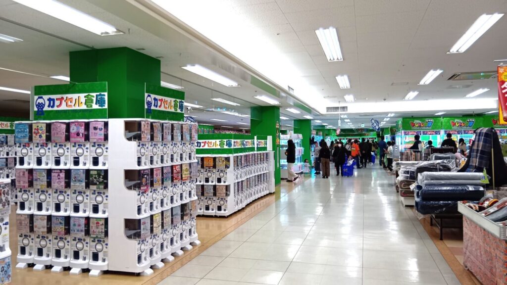 大分県、佐伯市、トレトレ倉庫、ゲームセンター、UFOキャッチャー、ガチャ