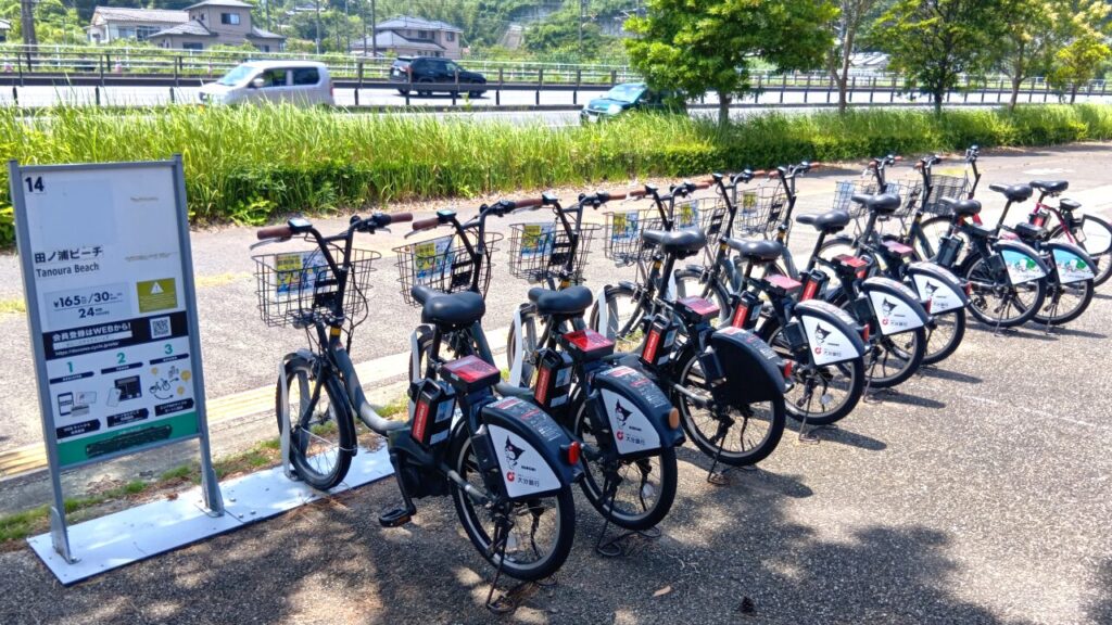 大分、田ノ浦ビーチ、レンタサイクル、管理人室