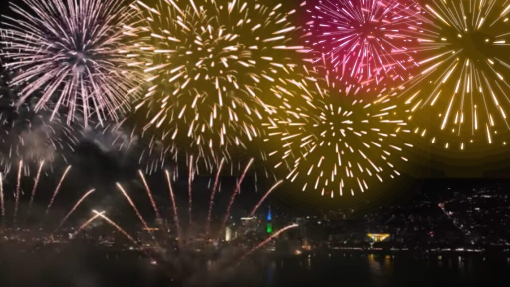 別府火の海まつり、花火大会